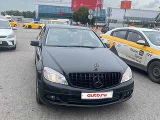 2009 Mercedes-Benz C-Класс 180 Kompressor III (W204), чёрный, 750000 рублей, вид 2