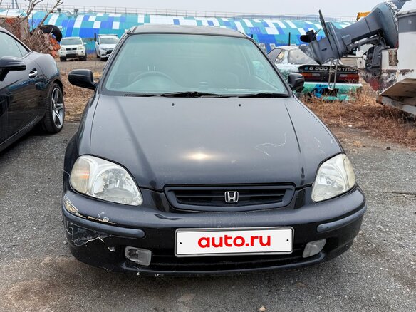 1997 Honda Civic VI, чёрный, 500000 рублей - вид 1