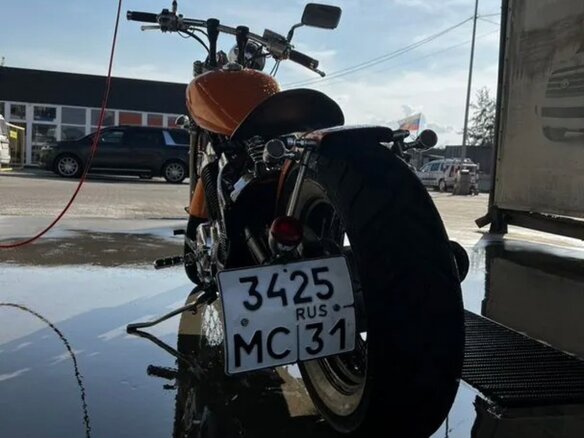 1998 Honda Steed 400, оранжевый, 500000 рублей - вид 3