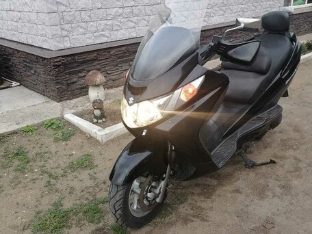 2003 Suzuki Burgman (SkyWave) 250, чёрный, 160000 рублей, вид 3