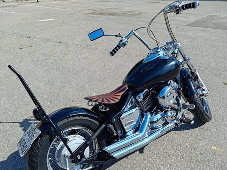 2004 Yamaha XVS650 Drag Star, чёрный, 480000 рублей, вид 3