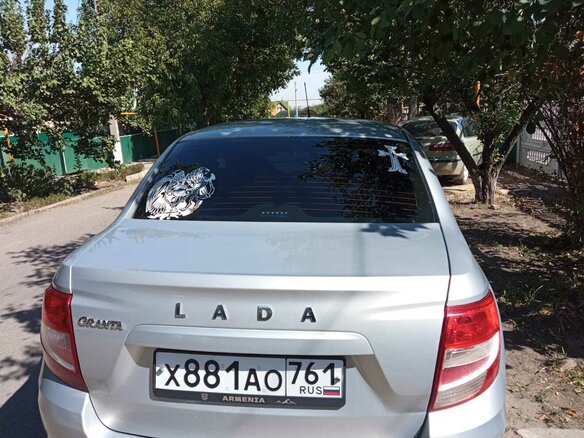 2019 Lada (ВАЗ) Granta I Рестайлинг, серый, 850000 рублей - вид 1
