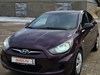 2011 Hyundai Solaris I, фиолетовый, 980000 рублей, вид 1
