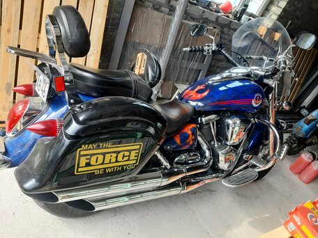 2004 Kawasaki VN2000 Vulcan, синий, 670000 рублей, вид 2