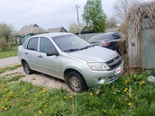 2012 Lada (ВАЗ) Granta I, серебристый, 350000 рублей, вид 2