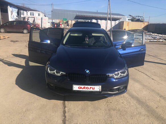 2017 BMW 3 серии 318i VI (F3x) Рестайлинг, синий, 2000000 рублей - вид 7
