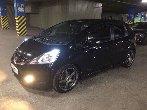 2008 Honda Fit II, чёрный