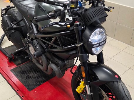 2013 Ducati Monster 1100, зелёный, 800000 рублей, вид 1