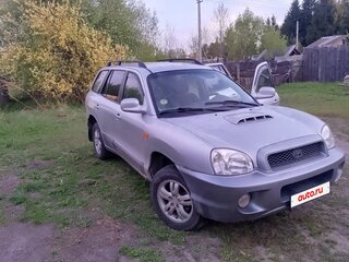 2001 Hyundai Santa Fe I, серебристый, 400000 рублей, вид 1