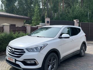 2017 Hyundai Santa Fe III Рестайлинг, белый, 2800000 рублей, вид 1