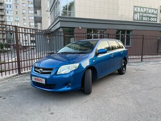 2009 Toyota Corolla Fielder X (E140, E150) Рестайлинг, синий, 785000 рублей, вид 1