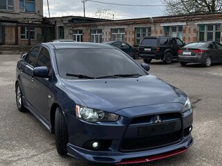 2011 Mitsubishi Lancer X Рестайлинг, синий, 650000 рублей, вид 2