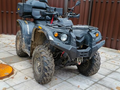2021 Stels ATV-500YS Leopard, чёрный, 519000 рублей, вид 1
