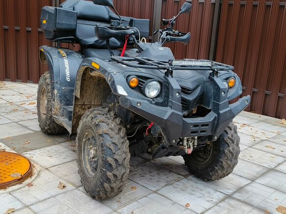 2021 Stels ATV-500YS Leopard, чёрный, 490000 рублей