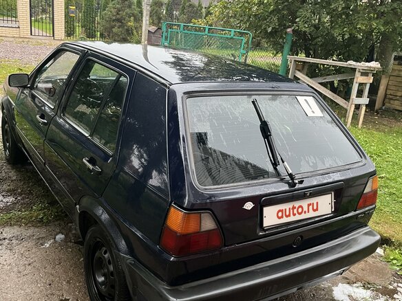 1990 Volkswagen Golf II, синий - вид 4