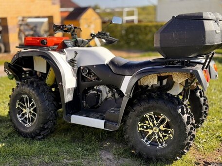 2014 Stels ATV-600YS Leopard, белый, 400000 рублей, вид 5