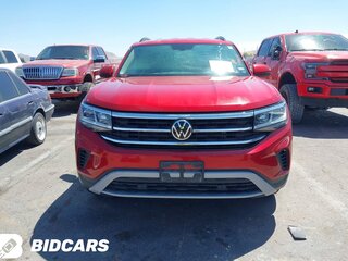 2021 Volkswagen Atlas I Рестайлинг, красный, 2340000 рублей, вид 4