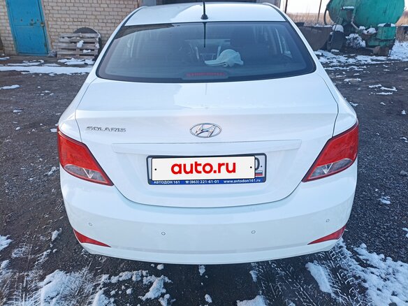 2016 Hyundai Solaris I Рестайлинг, белый, 1150000 рублей - вид 4