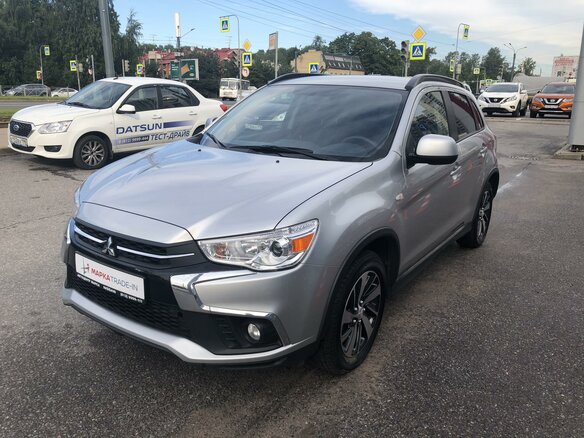 2017 Mitsubishi ASX I Рестайлинг 2, серебристый - вид 3