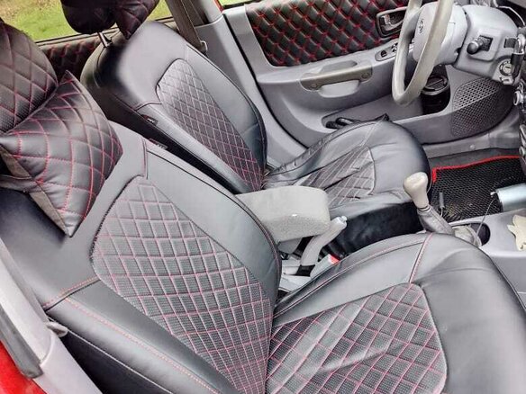 2006 Hyundai Accent ТагАЗ II, красный, 400000 рублей - вид 6