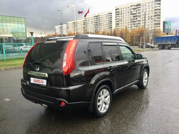 2012 Nissan X-Trail II Рестайлинг, чёрный - вид 1