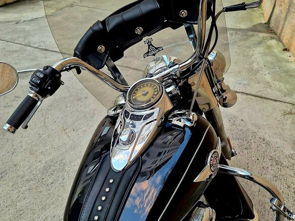 2013 Harley-Davidson Heritage, чёрный, 1095000 рублей - вид 10