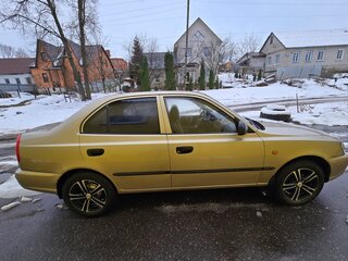 2005 Hyundai Accent ТагАЗ II, бежевый, 460000 рублей, вид 4