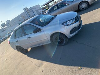 2018 Lada (ВАЗ) Granta I Рестайлинг, серебристый, 495000 рублей, вид 5