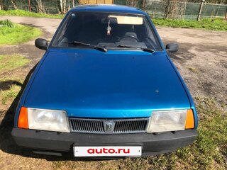 1999 Lada (ВАЗ) 21099, серебристый, 110000 рублей, вид 1