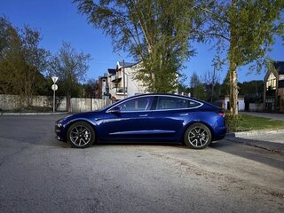 2019 Tesla Model 3 Long Range I, синий, 3150000 рублей, вид 5