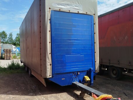 1997 Fliegl Прицепы тентованные, синий, 400000 рублей, вид 2