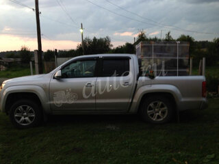 2013 Volkswagen Amarok Double Cab full-time I, серебристый, 1800000 рублей, вид 1