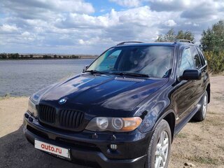 2005 BMW X5 3.0i I (E53) Рестайлинг, чёрный, 1200000 рублей, вид 1