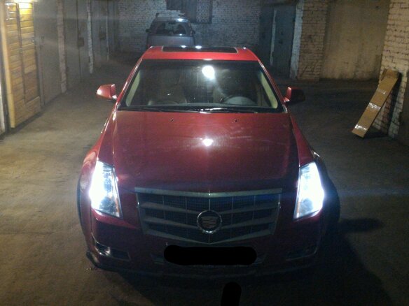 2009 Cadillac CTS II, пурпурный
