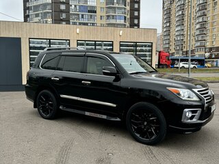 2012 Lexus LX 570 III Рестайлинг, чёрный, 3950000 рублей, вид 3