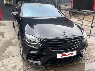 2020 Mercedes-Benz S-Класс 450 Long VI (W222, C217) Рестайлинг, чёрный, 6700000 рублей, вид 3
