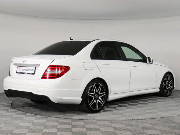 2012 Mercedes-Benz C-Класс 180 III (W204) Рестайлинг, белый - вид 4