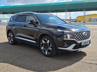 2022 Hyundai Santa Fe IV Рестайлинг, чёрный, 4600000 рублей, вид 5
