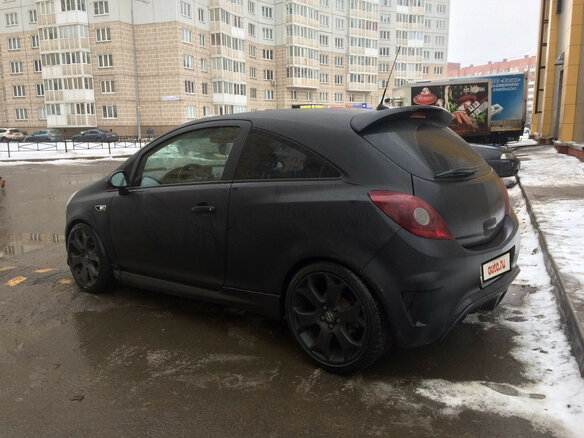 2008 Opel Corsa GSi D, чёрный - вид 4