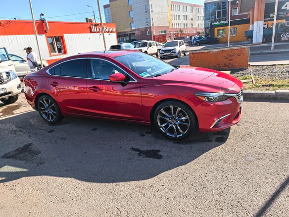 2017 Mazda 6 III (GJ) Рестайлинг, красный, 2100000 рублей - вид 6