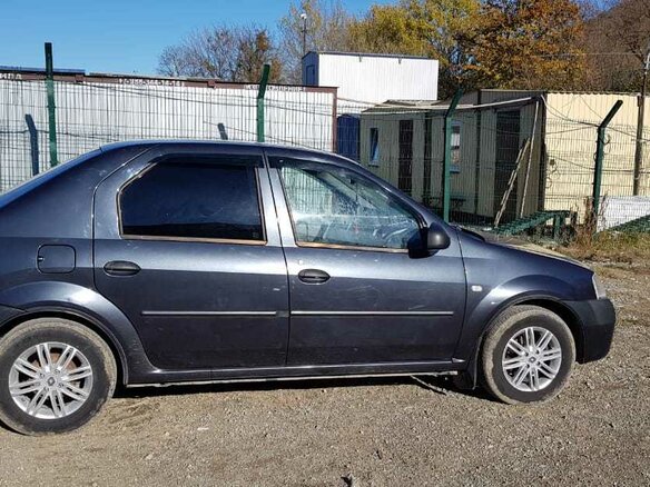 2007 Renault Logan I, серый - вид 1