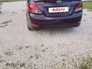 2012 Hyundai Solaris I, фиолетовый, 760000 рублей, вид 2