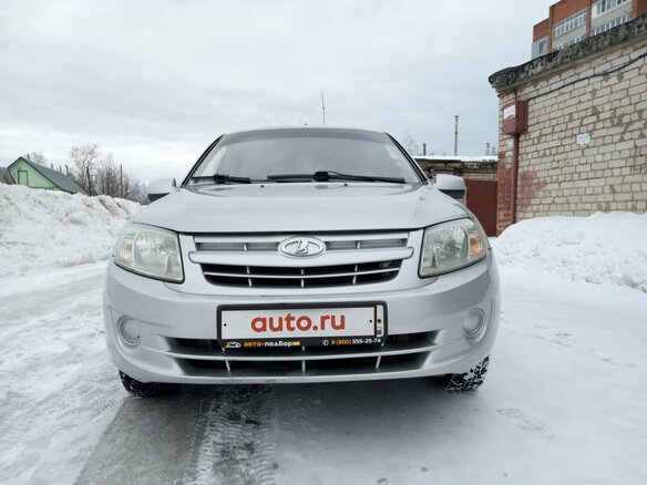 2012 Lada (ВАЗ) Granta I, серебристый - вид 1