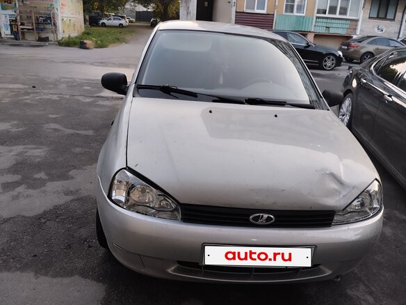 2007 Lada (ВАЗ) Kalina I, серебристый, 250000 рублей