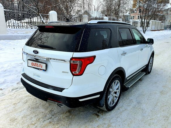 2018 Ford Explorer V Рестайлинг 2, белый - вид 3