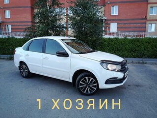2021 Lada (ВАЗ) Granta I Рестайлинг, белый, 555000 рублей, вид 1