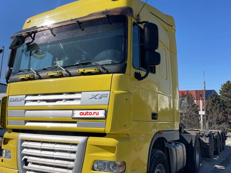 2008 DAF XF 105, жёлтый, 2500000 рублей, вид 1
