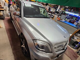 2013 Mercedes-Benz GLK-Класс 300 I (X204) Рестайлинг, серебристый, 1900000 рублей, вид 5