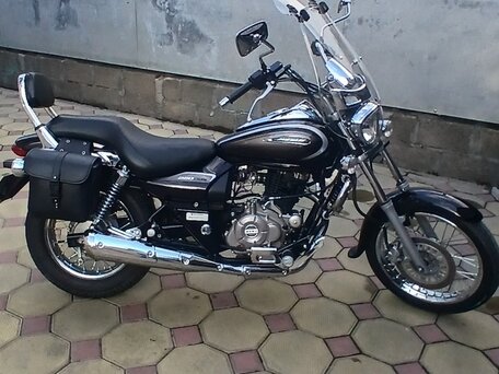 2019 Bajaj Avenger, чёрный, 250000 рублей, вид 1