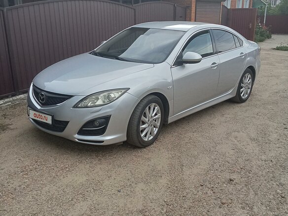 2010 Mazda 6 II (GH) Рестайлинг, серебристый, 1200000 рублей - вид 1